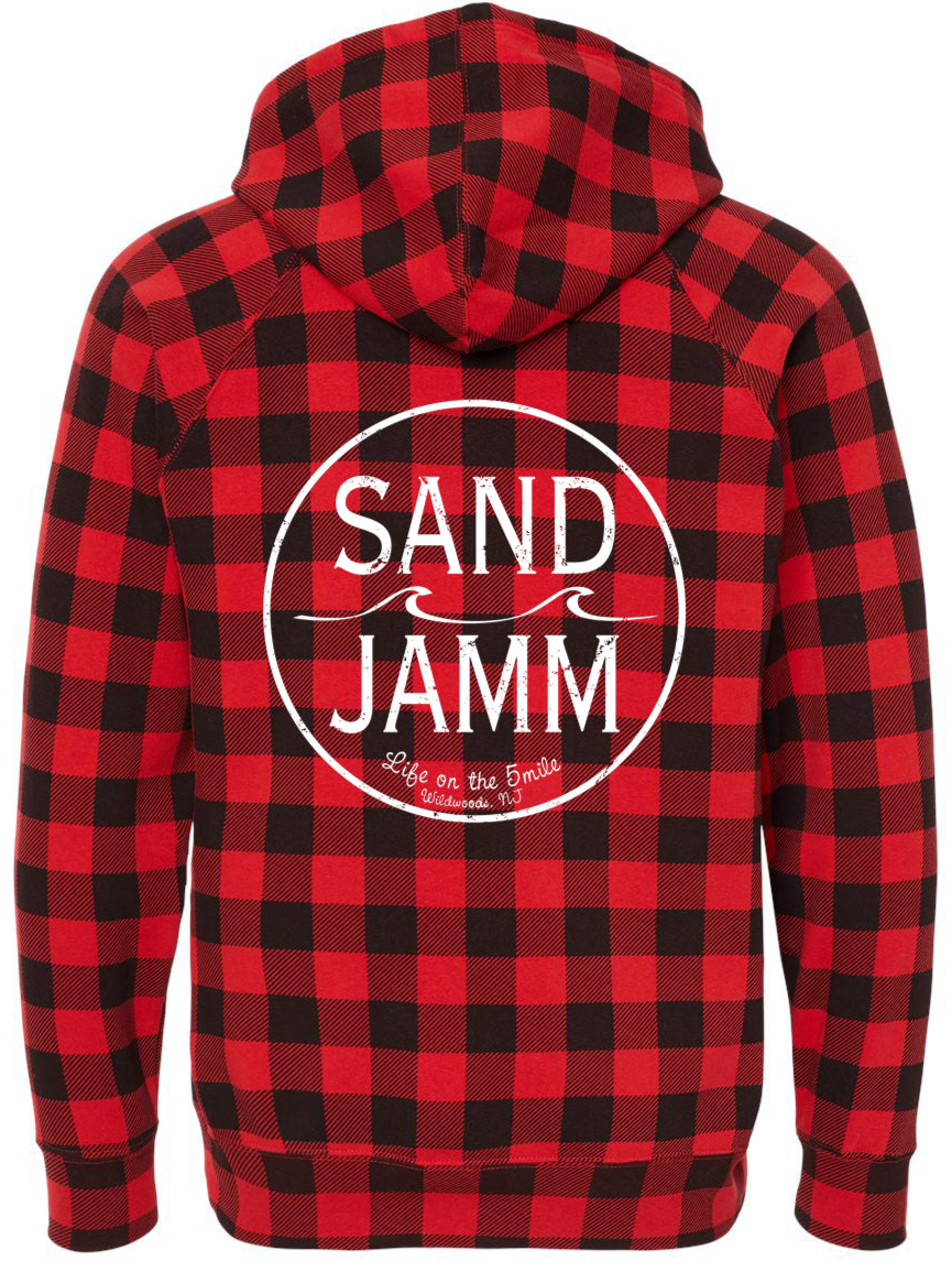 SJ PLAID HOODIE