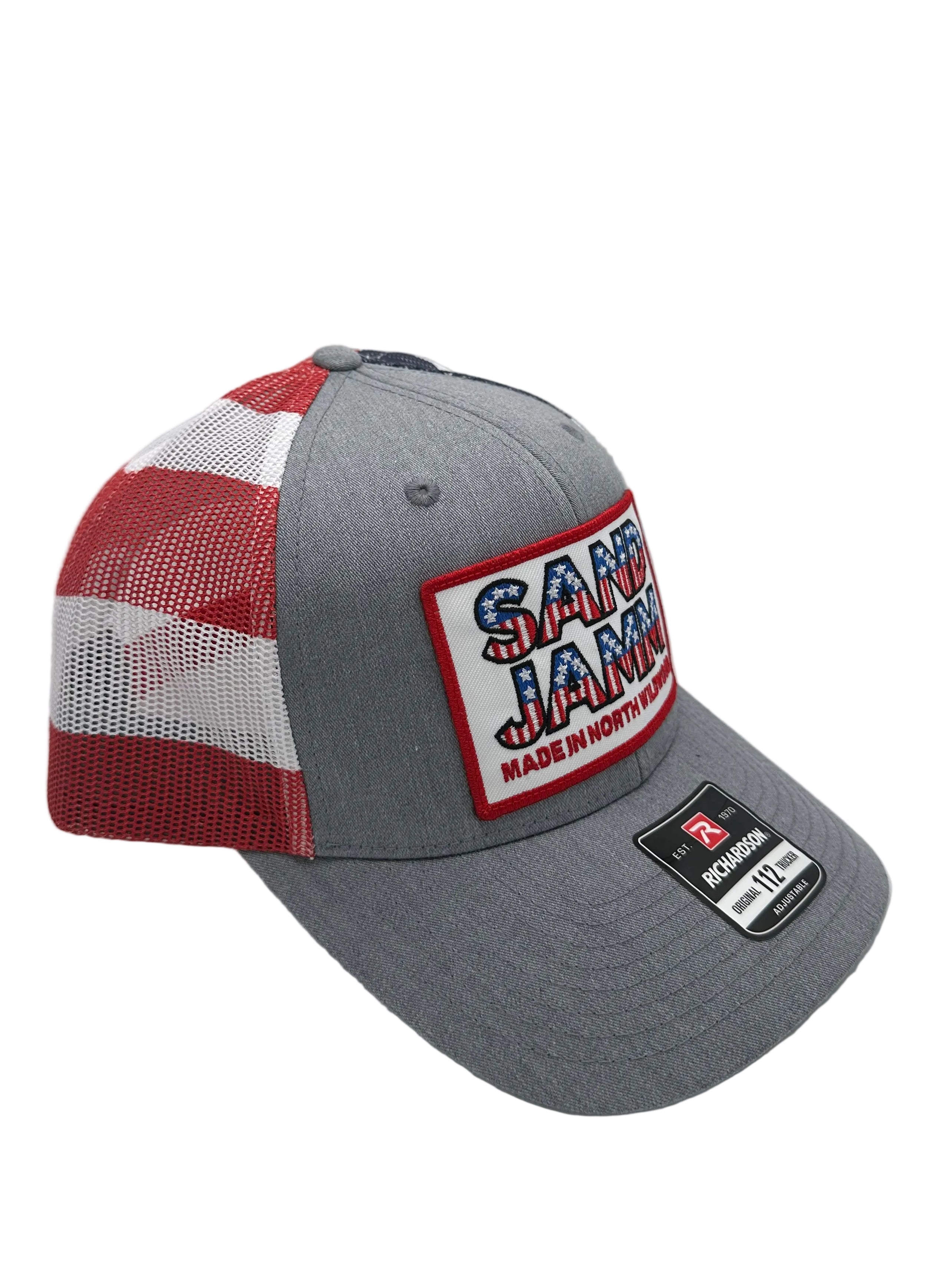 SJ PATRIOT- HTR GREY STARS