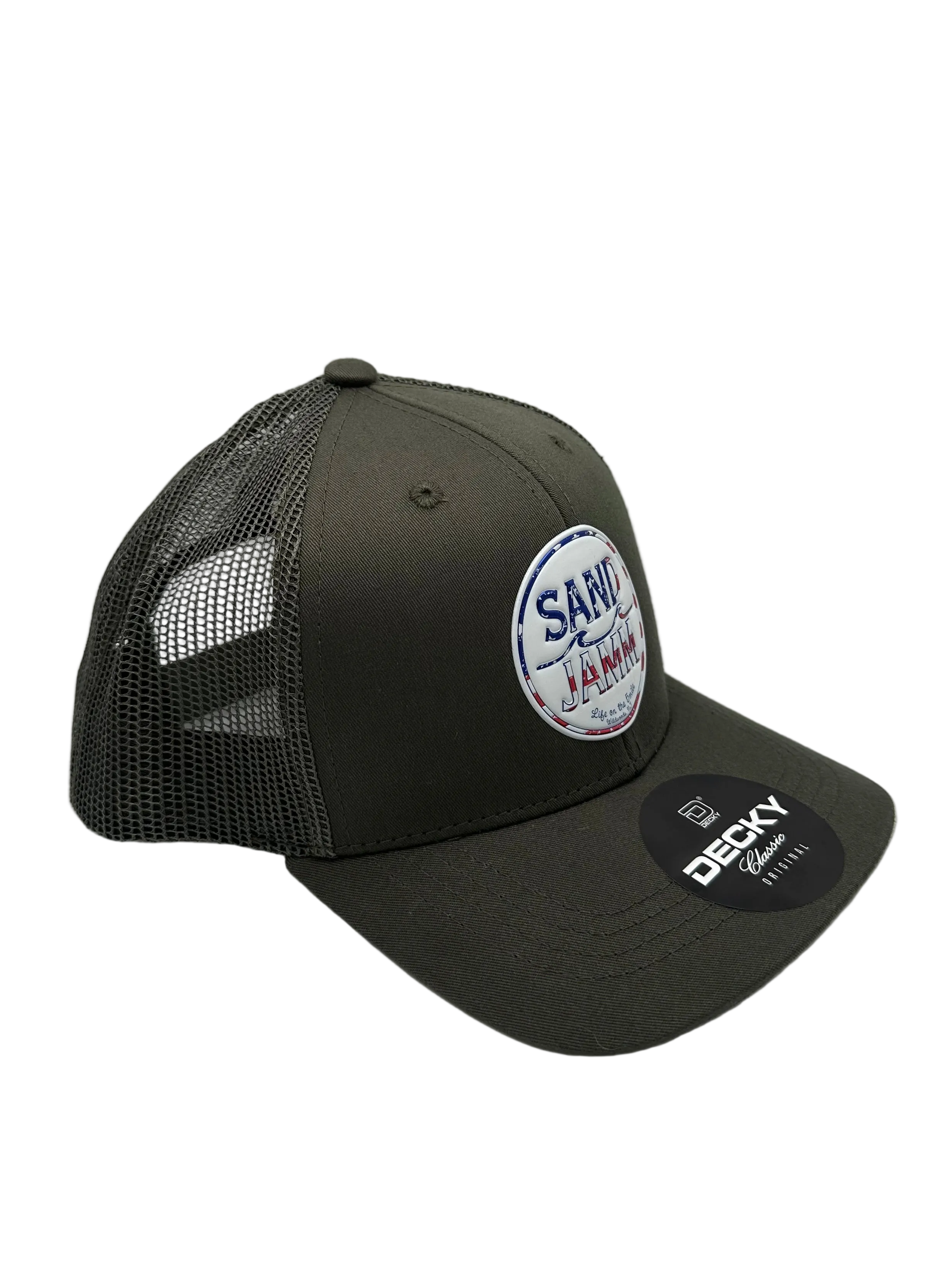 KIDS HAT-USA OLIVE