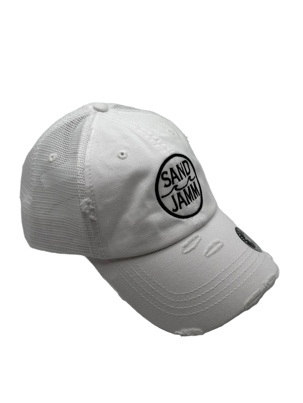SJ MESH PONY-WHITE