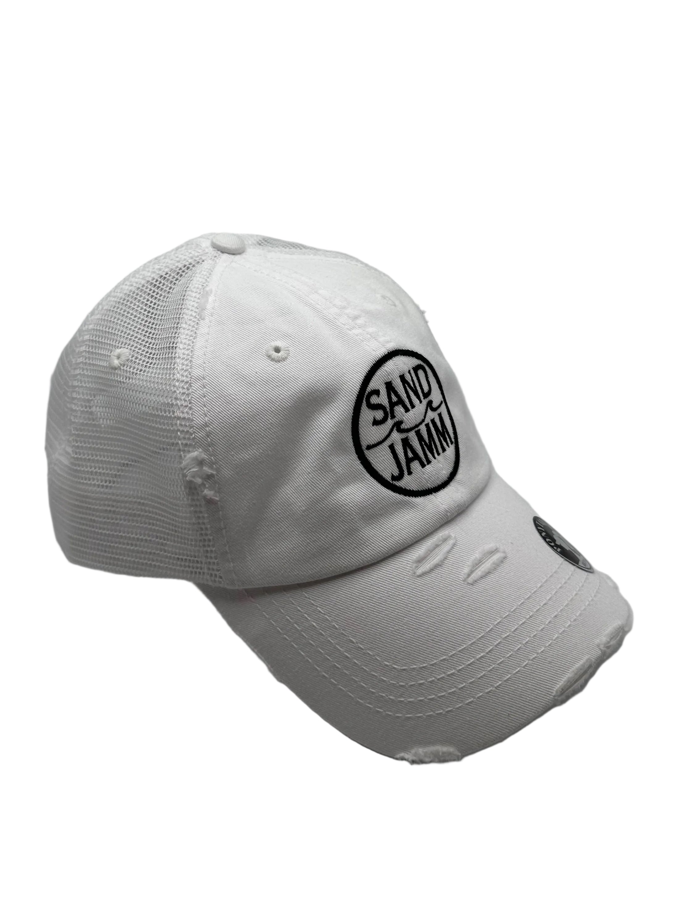 SJ MESH PONY-WHITE