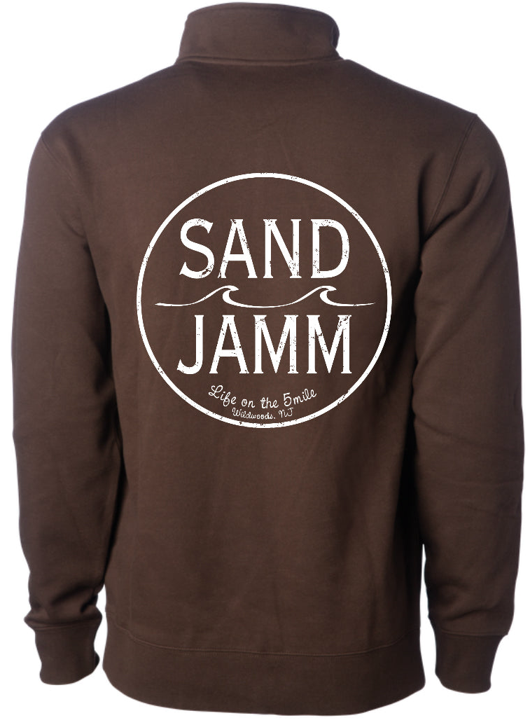 SJ 1/4 ZIP - BROWN