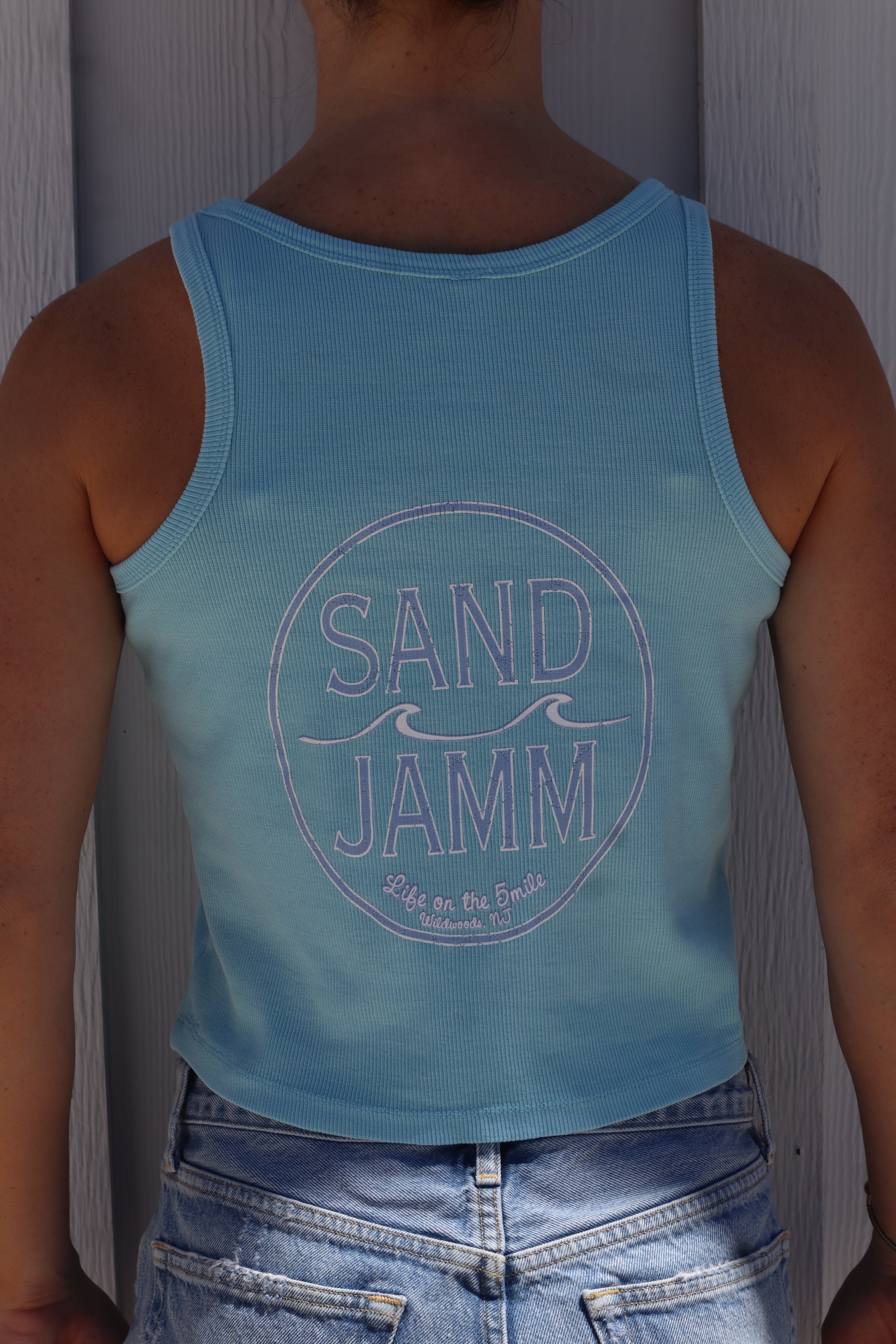 COASTAL BLUE TANK - BLUE