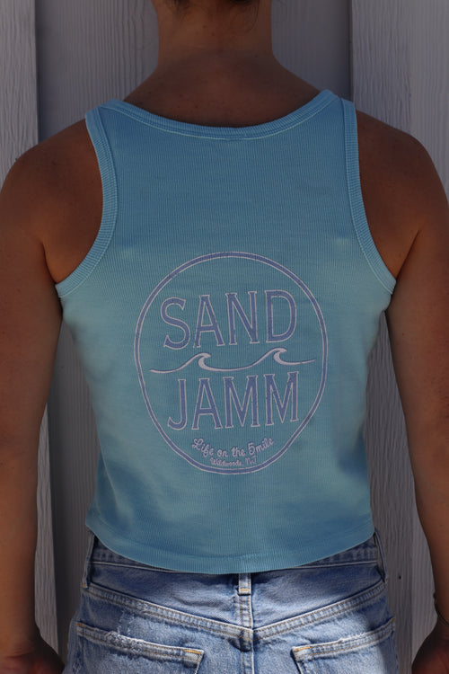 COASTAL BLUE TANK - BLUE