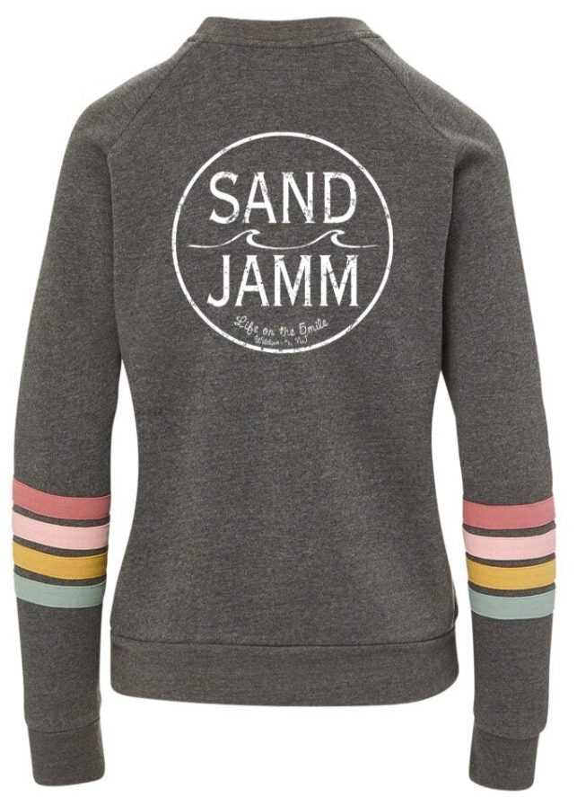 SJ STRIPE CREW - CHARCOAL