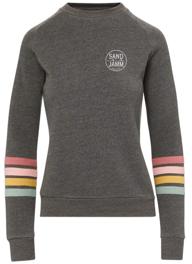 SJ STRIPE CREW - CHARCOAL