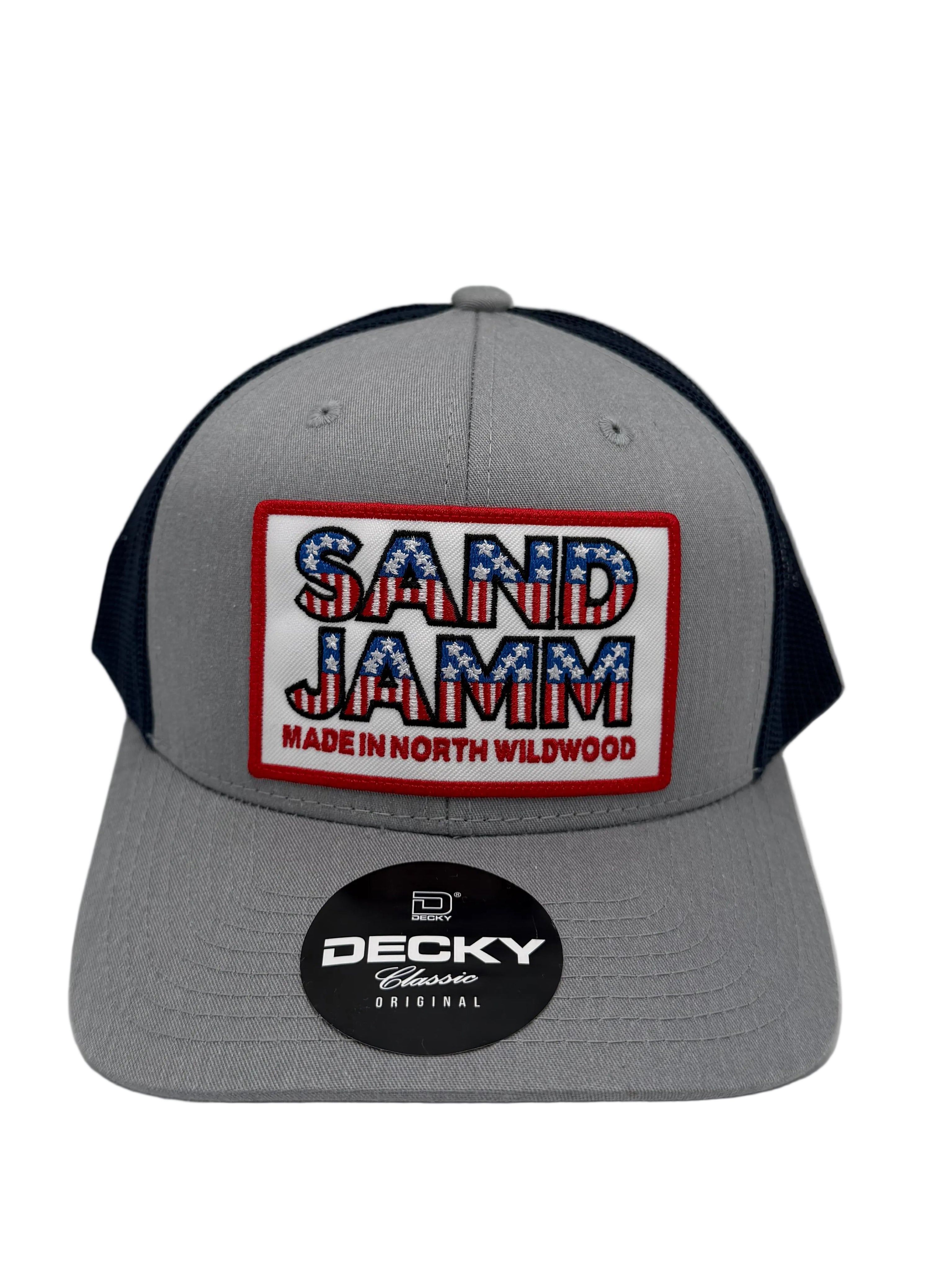 SJ PATRIOT-HTR GREY/NAVY