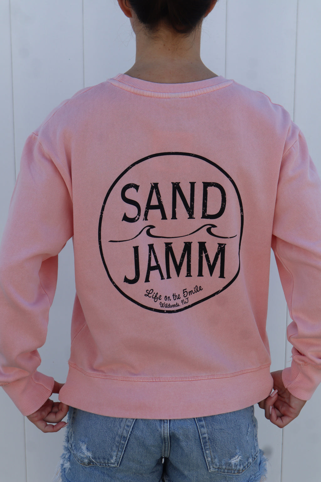SJ LADIES CREW - BLUSH