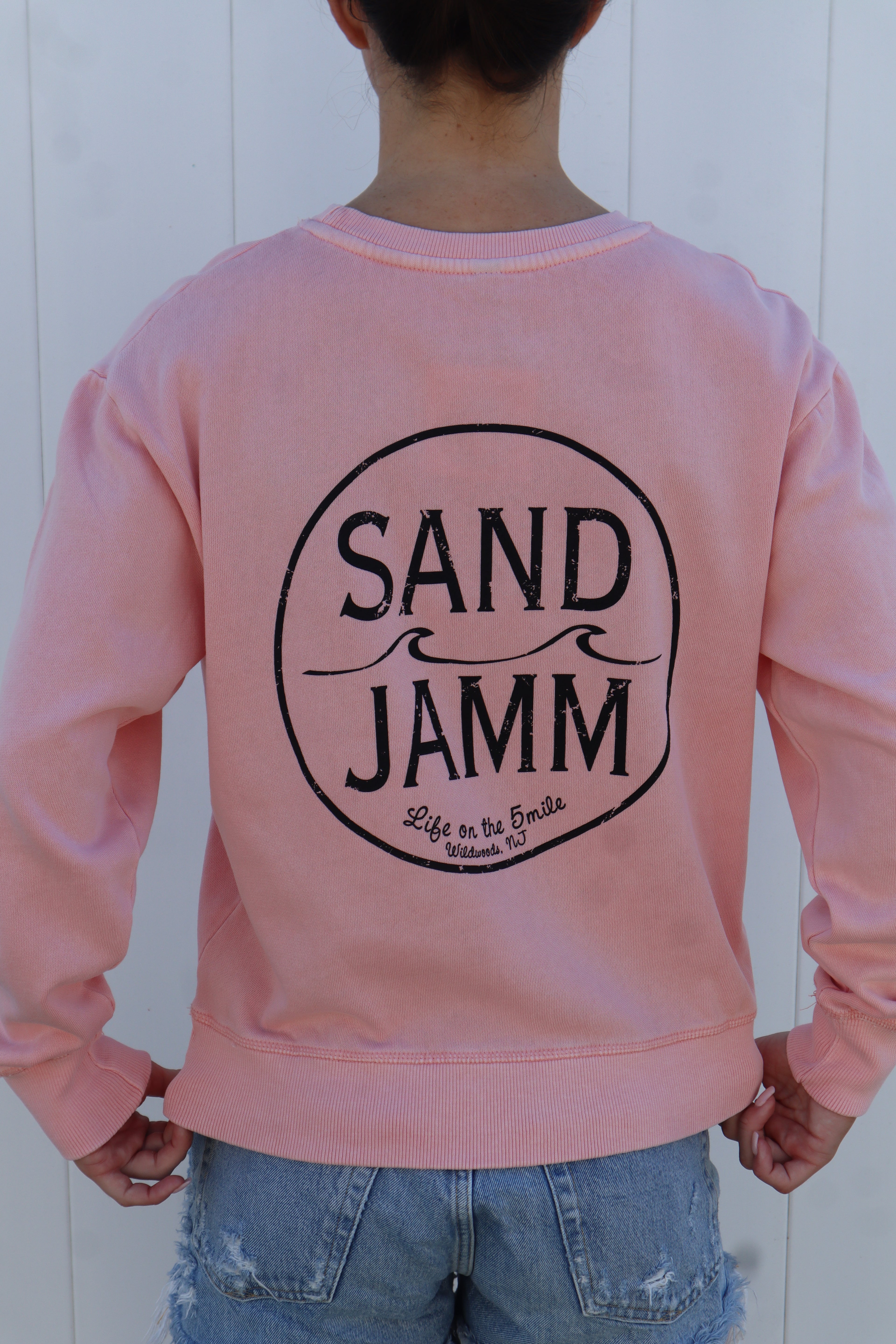 SJ LADIES CREW - BLUSH