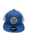 KIDS HAT-USA SKY/WHT