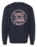 COASTAL PINK CREW - NAVY