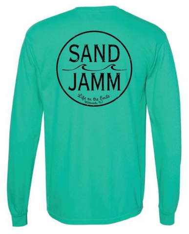 SJ LS TEE - ISLAND GREEN