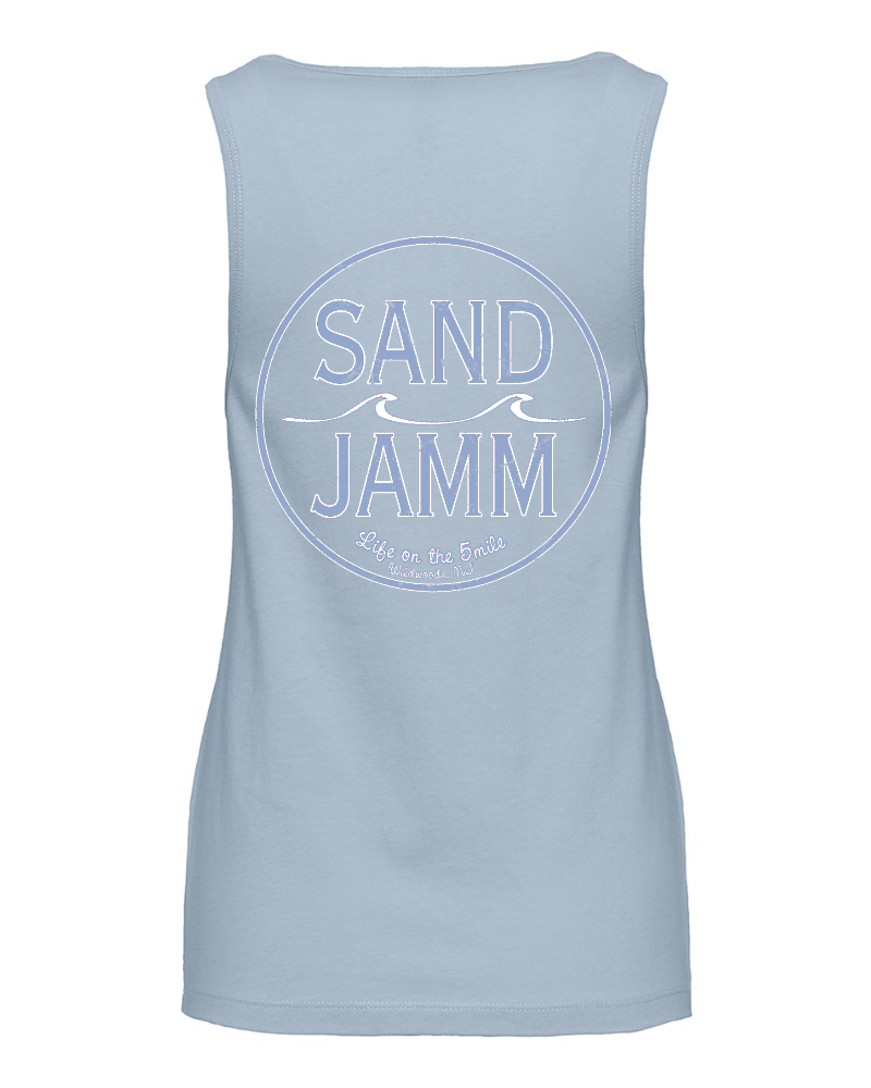 COASTAL BLUE/TANK-STONEWASH