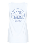 COASTAL BLUE/TANK - WHITE