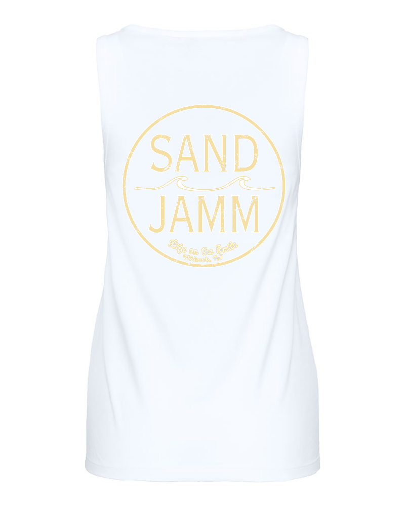 COASTAL YELLOW - TANK - WHT