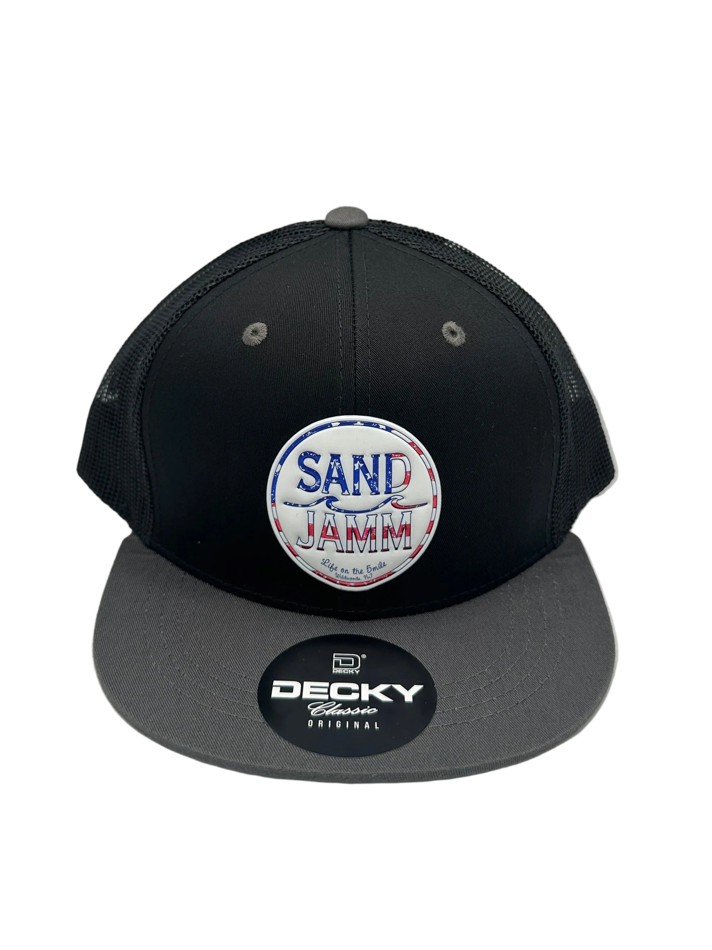 KIDS HAT-USA BLK/CHARCOAL
