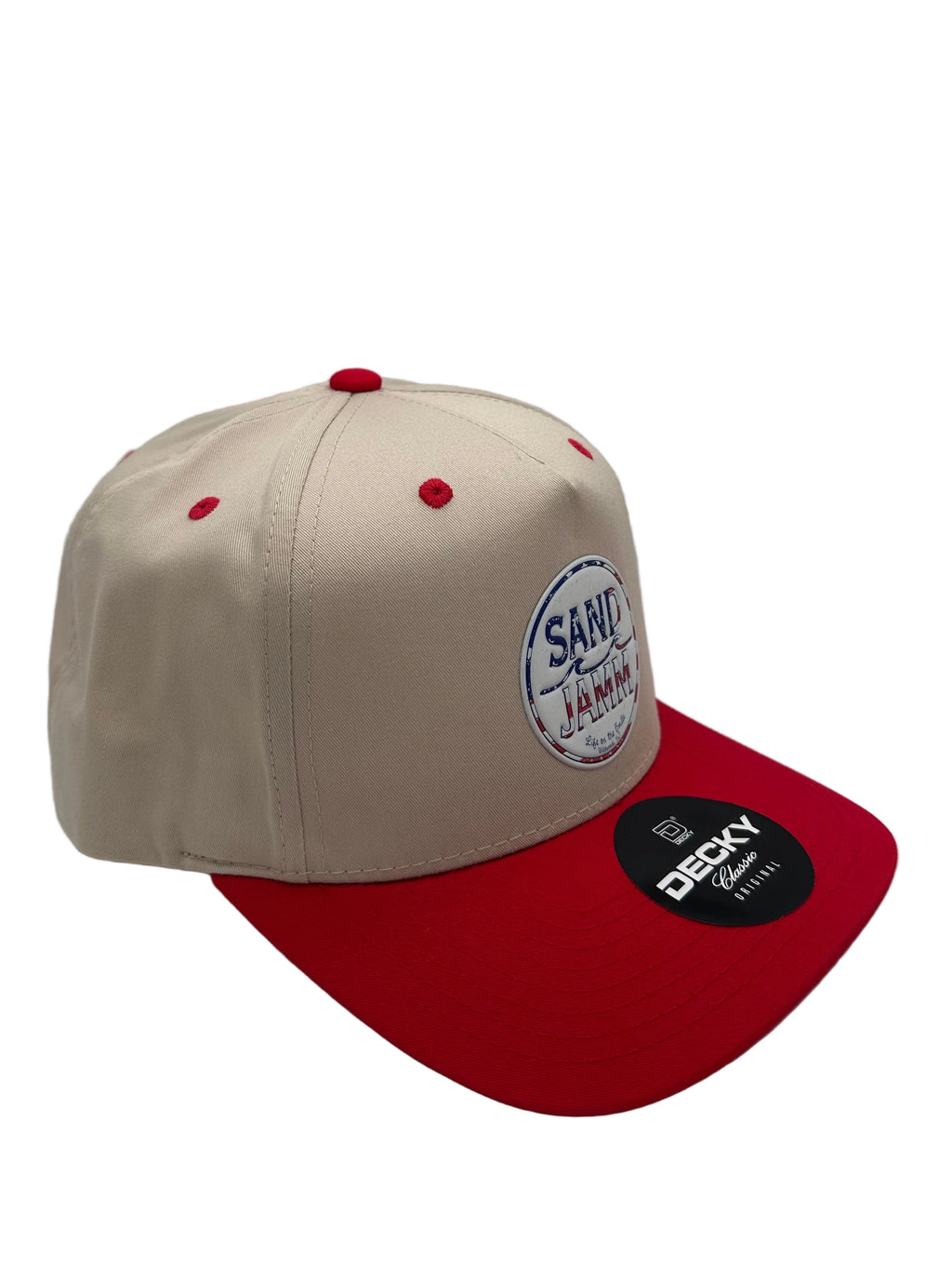 SJ USA- STONE/RED
