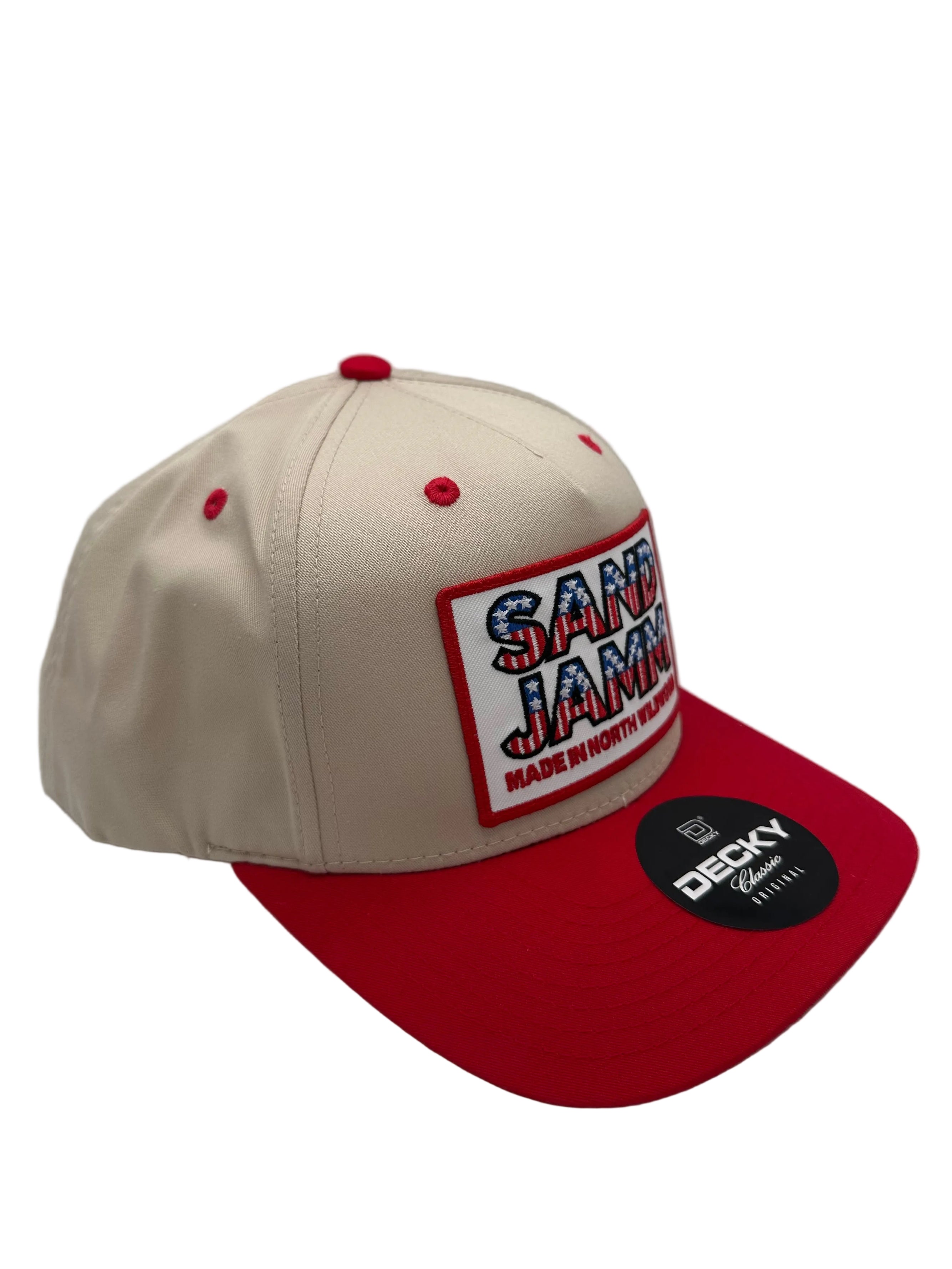 SJ PATRIOT- STONE/RED