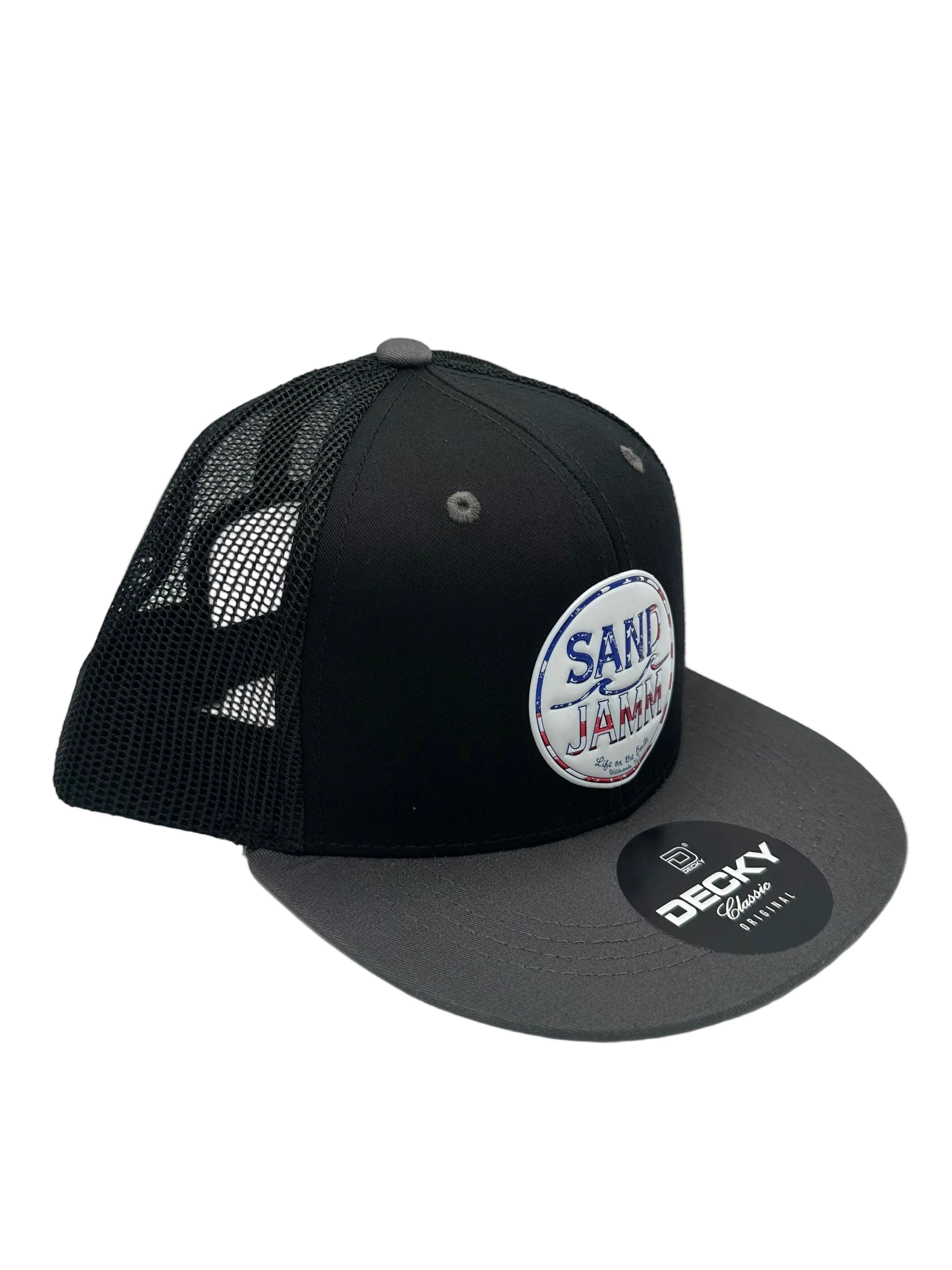 KIDS HAT-USA BLK/CHARCOAL