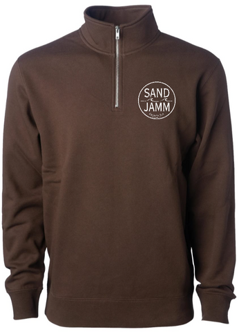 SJ 1/4 ZIP - BROWN