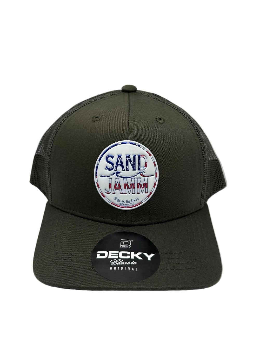 KIDS HAT-USA OLIVE