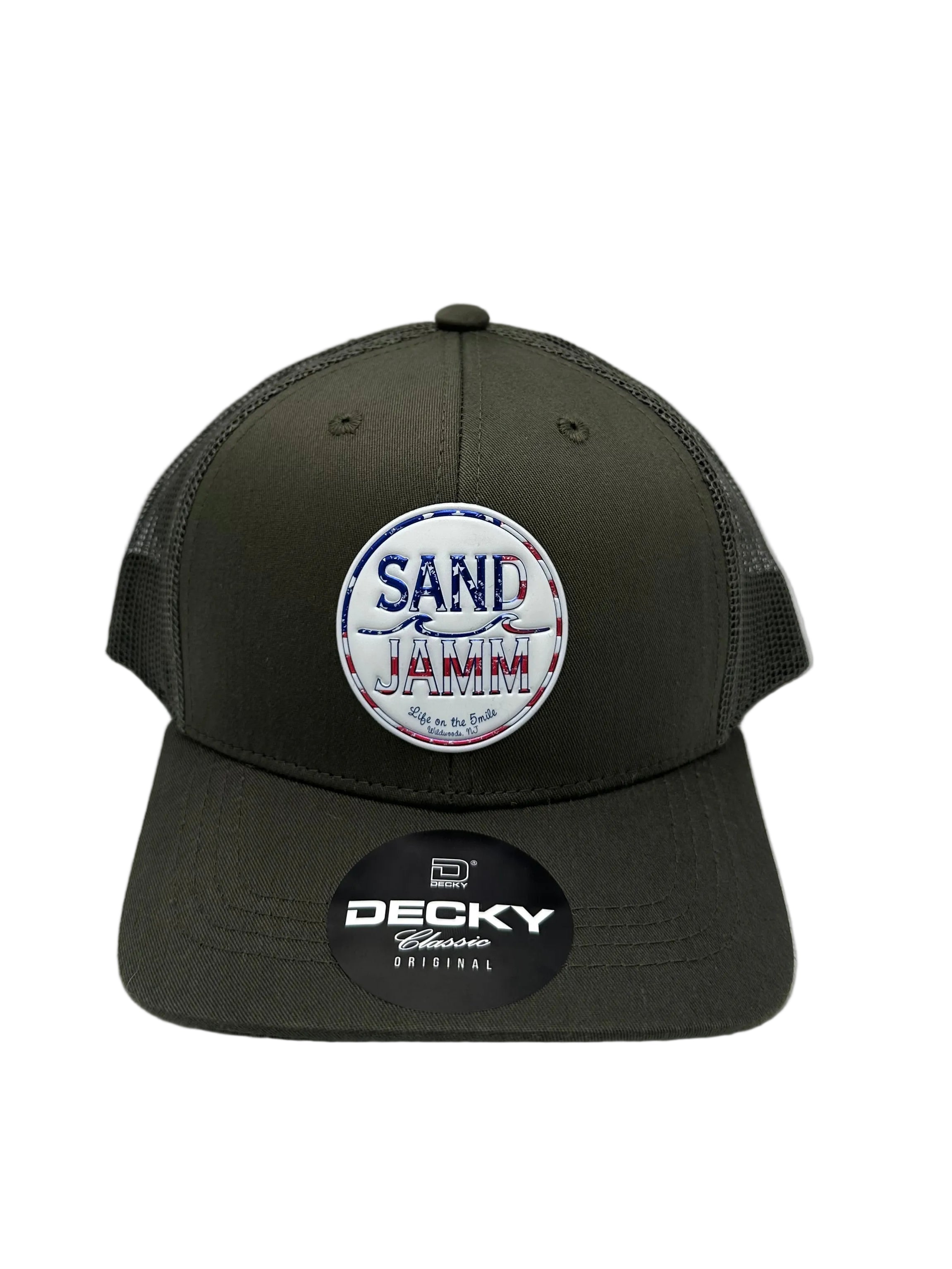 KIDS HAT-USA OLIVE
