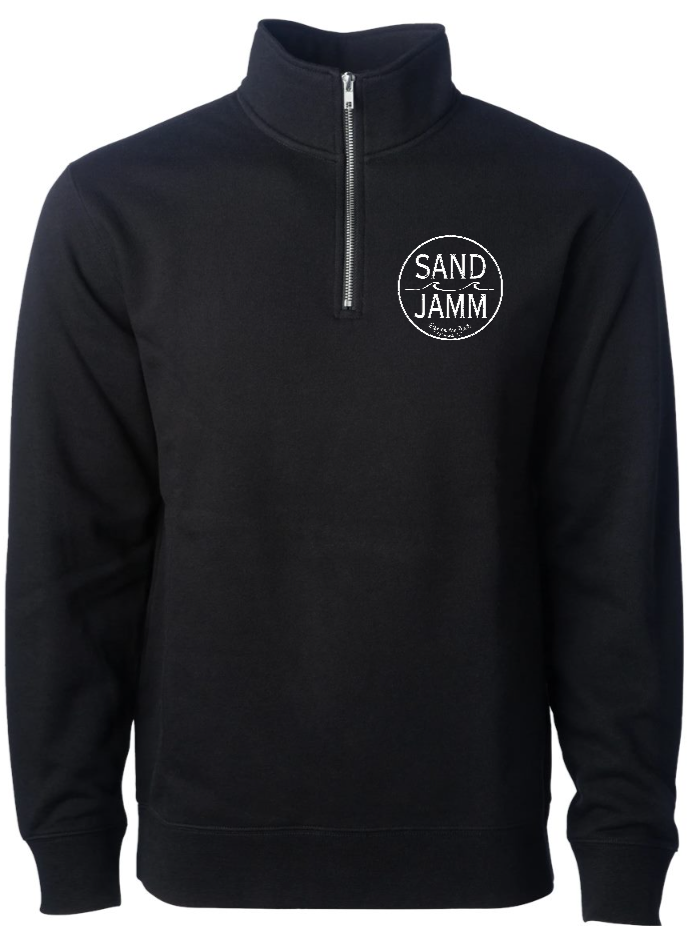 SJ 1/4 ZIP - BLACK