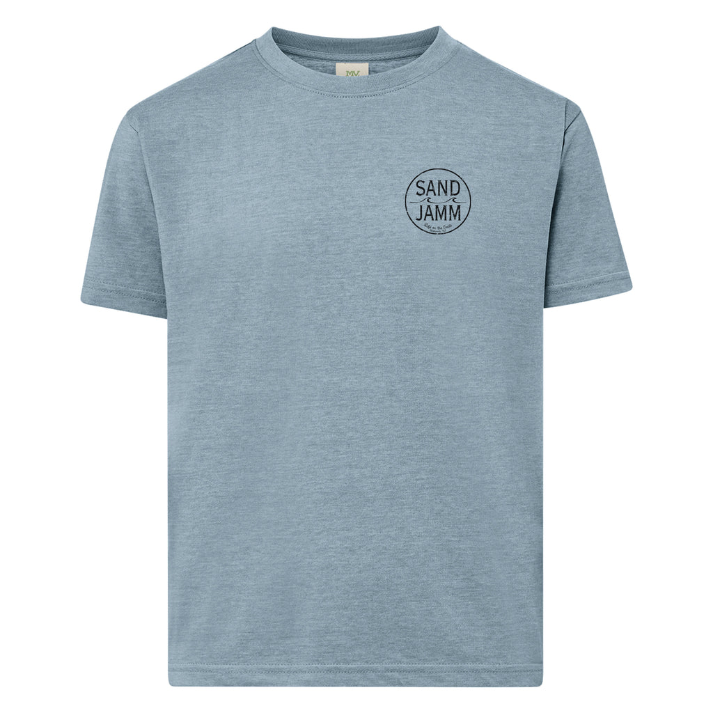KIDS BUDDY TEE-DENIM HTR.