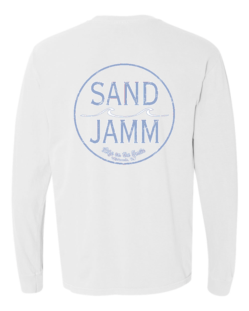 COASTAL BLUE LS - WHITE