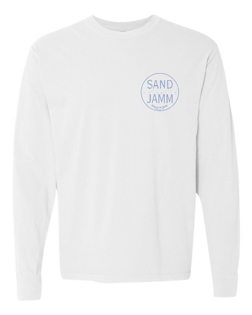 COASTAL BLUE LS - WHITE