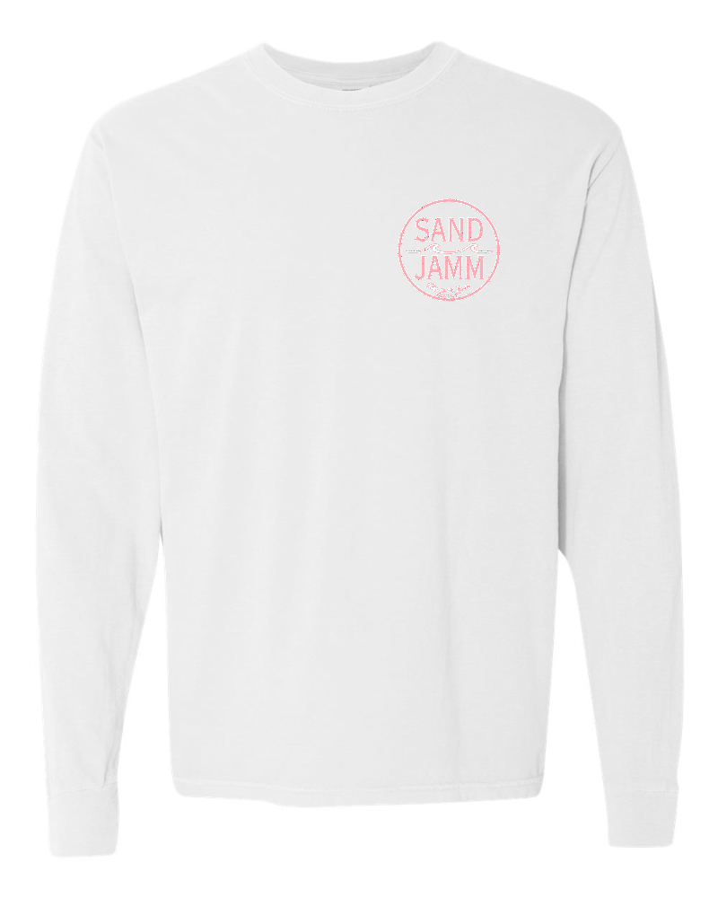 COASTAL PINK LS - WHT