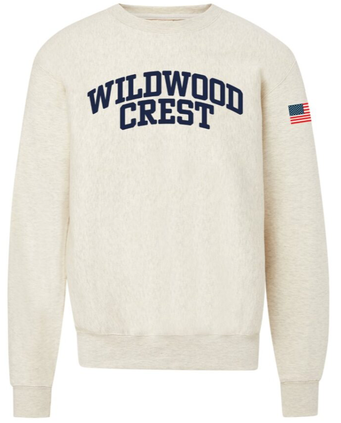 CREST Appliqué CREW - OATMEAL