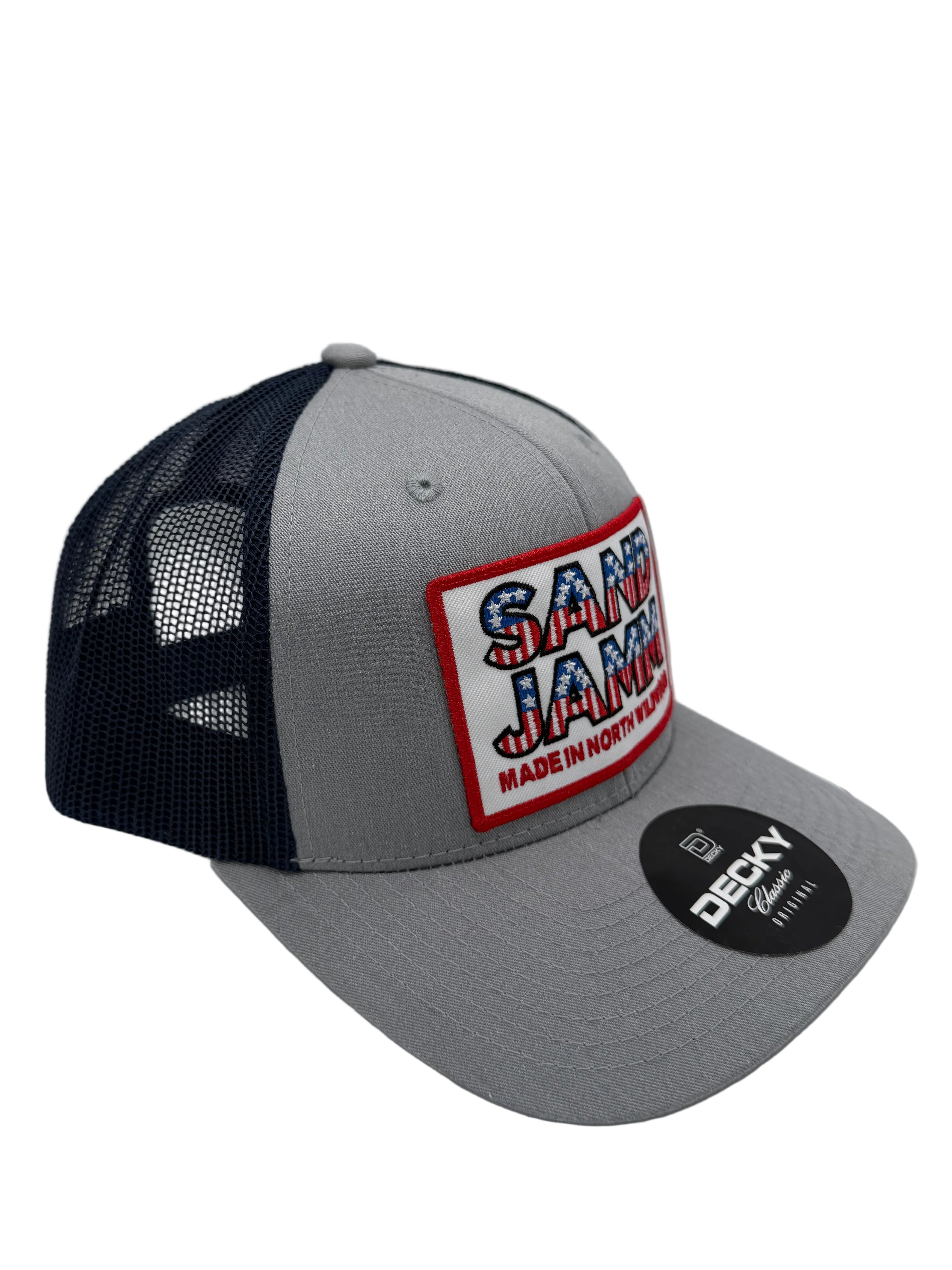 SJ PATRIOT-HTR GREY/NAVY