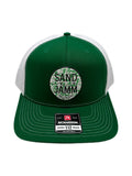 SJ EAG HAT - GRN/WHT