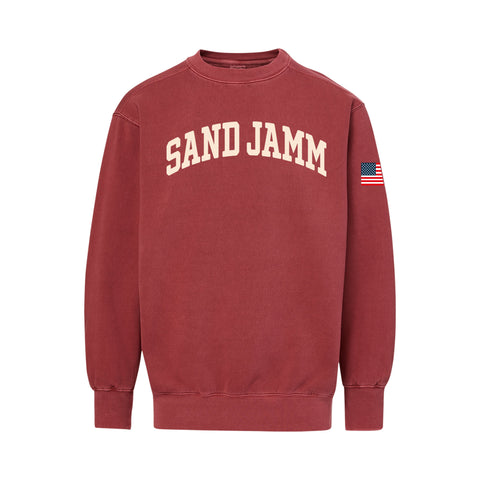 SJ Appliqué CREW - SCARLET