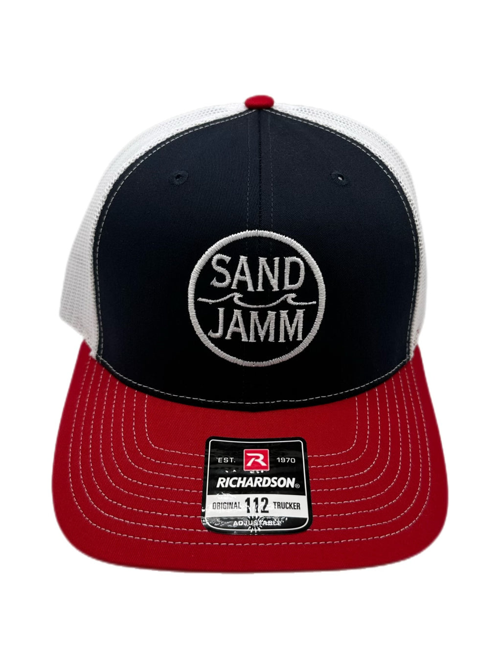 SJ TRUCKER-NVY/WHT/RED