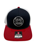 SJ TRUCKER-NVY/WHT/RED