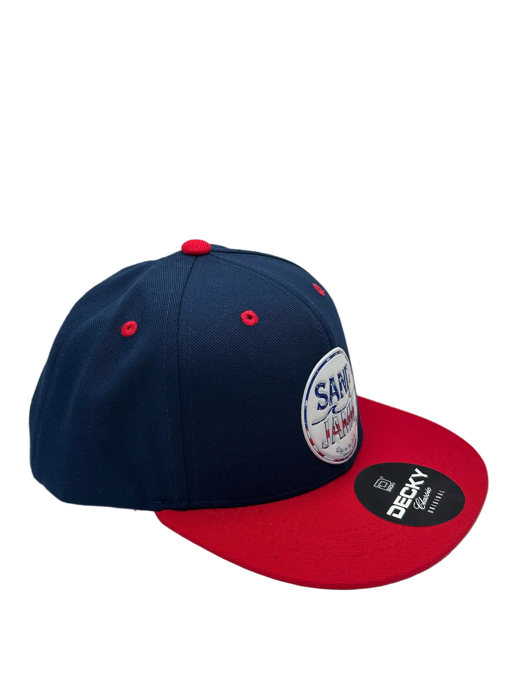 KIDS HAT-USA NVY/RED