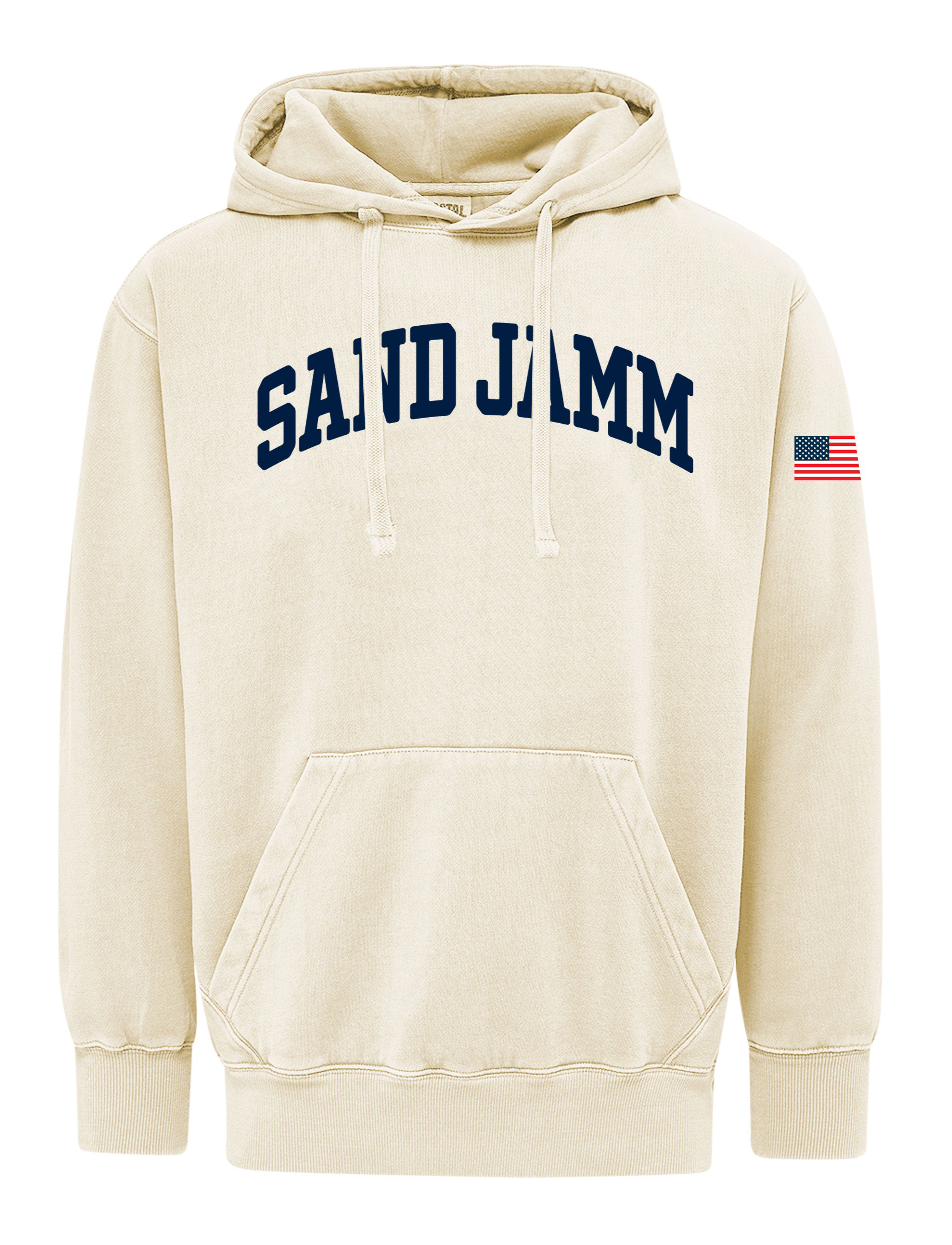SJ APPLIQUE HOOD - VANILLA
