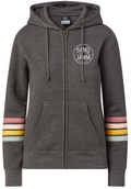 SJ STRIPE ZIP - CHARCOAL