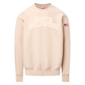 NW Appliqué CREW-ALMOND