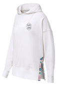 LADIES MOTIF HOOD - WHT