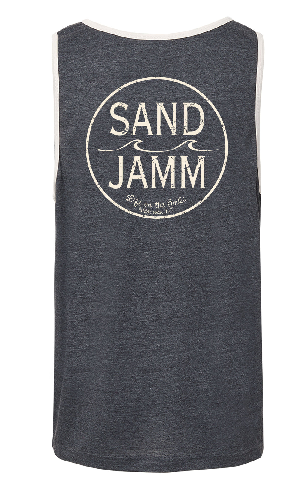 SJ RINGER TANK - CHARCOAL