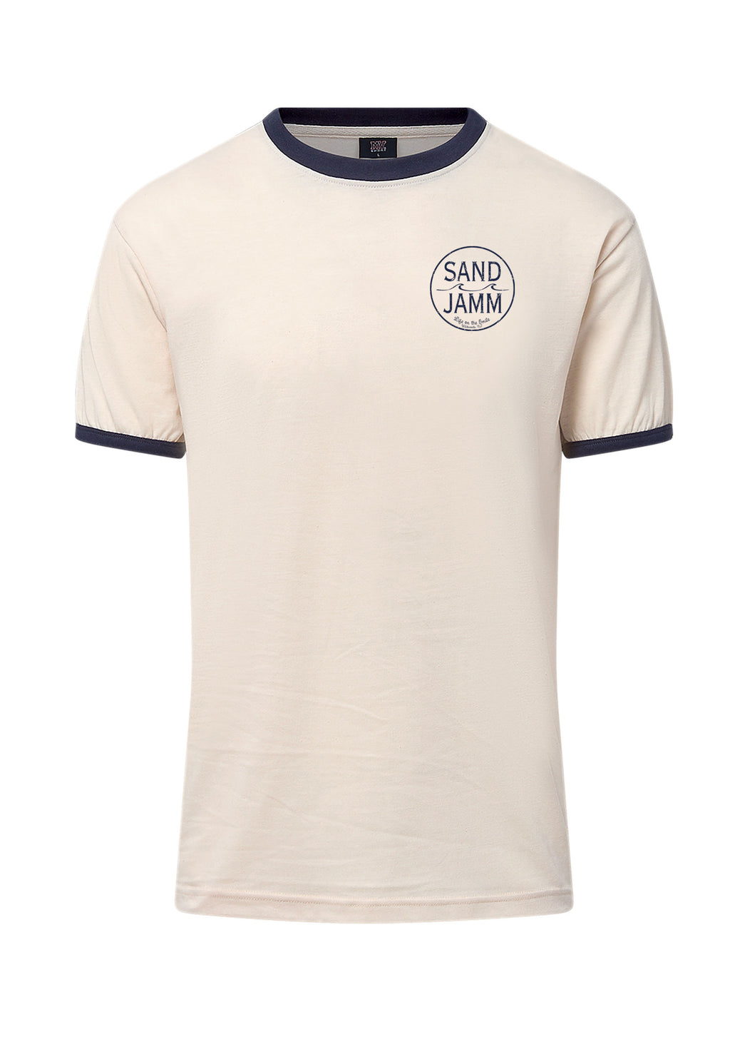 SJ RINGER TEE - VINT.WHT