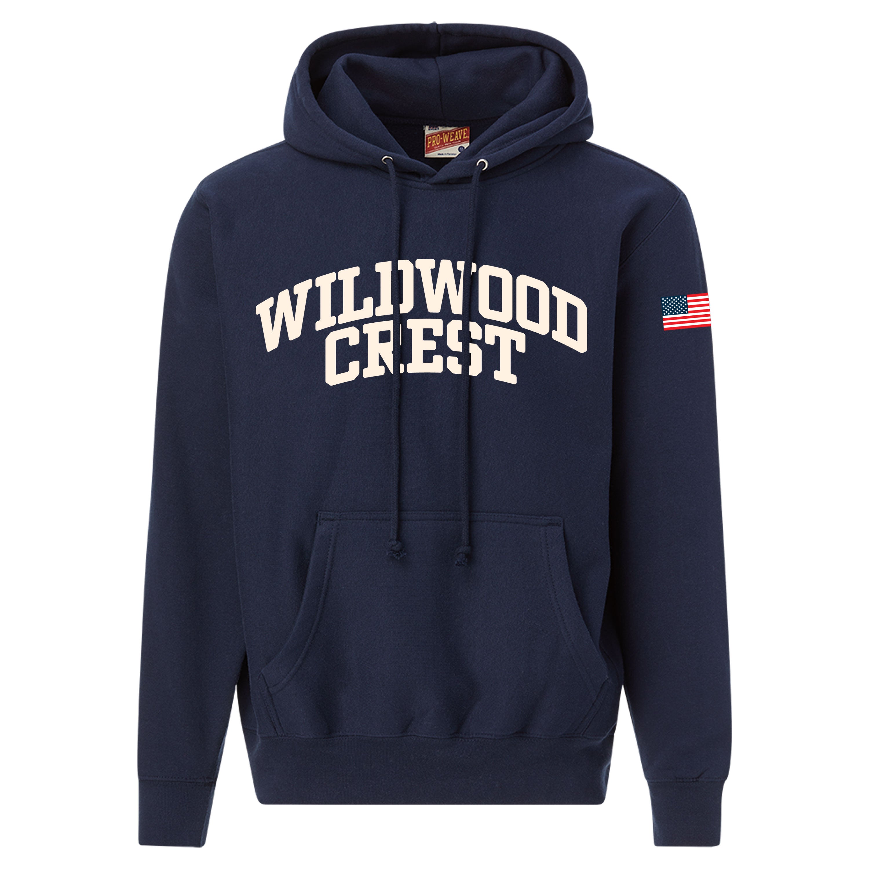 CREST Applique HOOD-NAVY