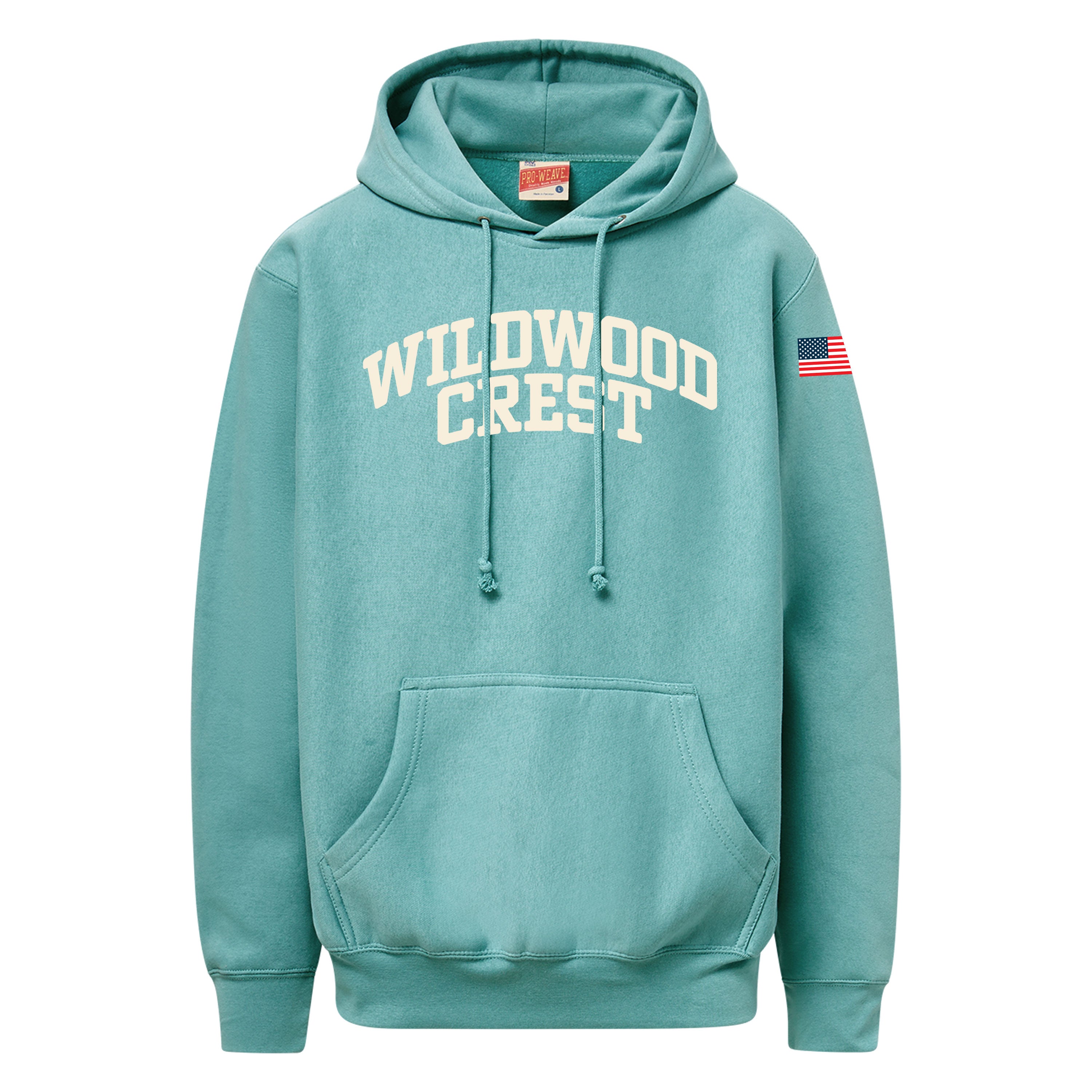 CREST Applique HOOD-LAGOON