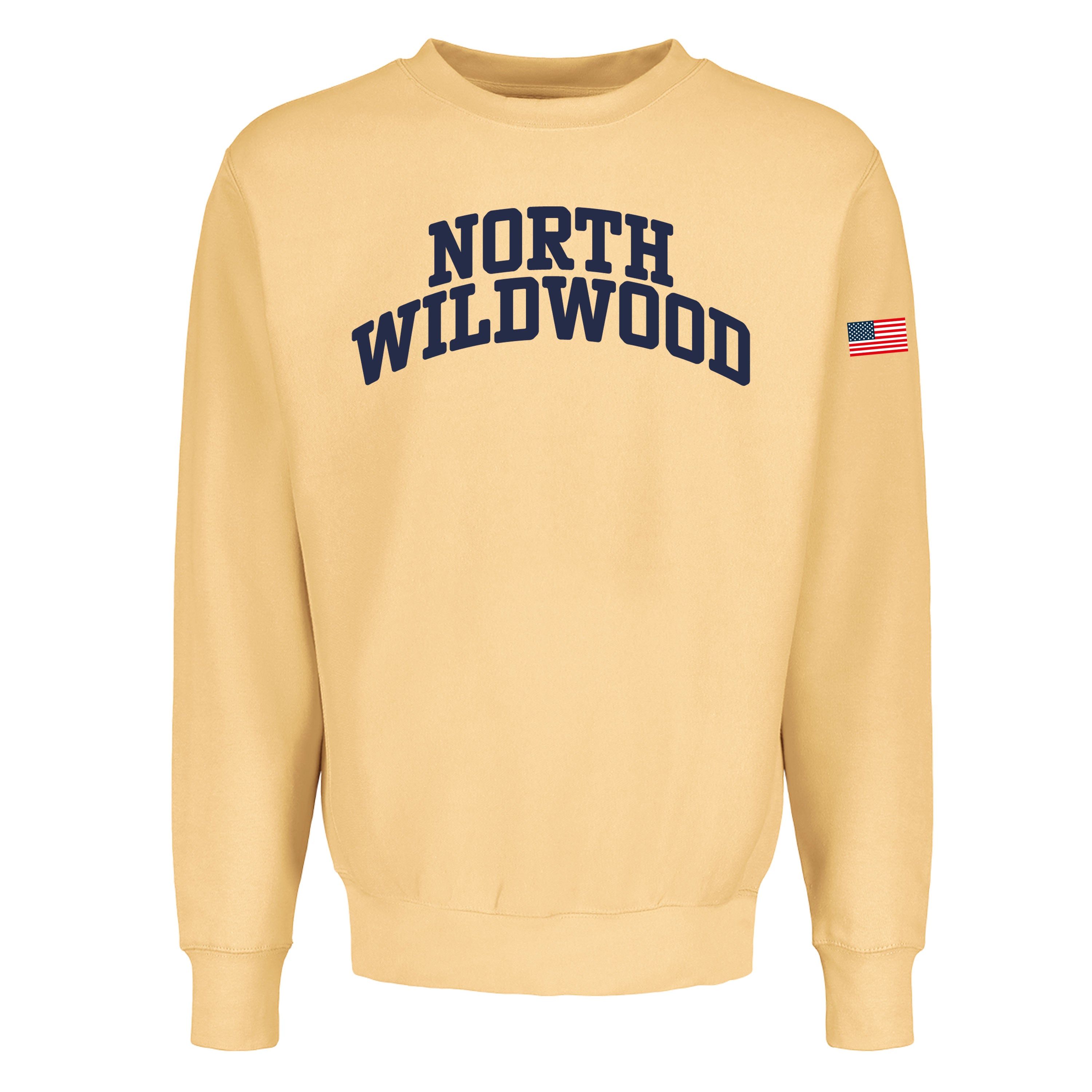 NW Appliqué CREW-MAIZE