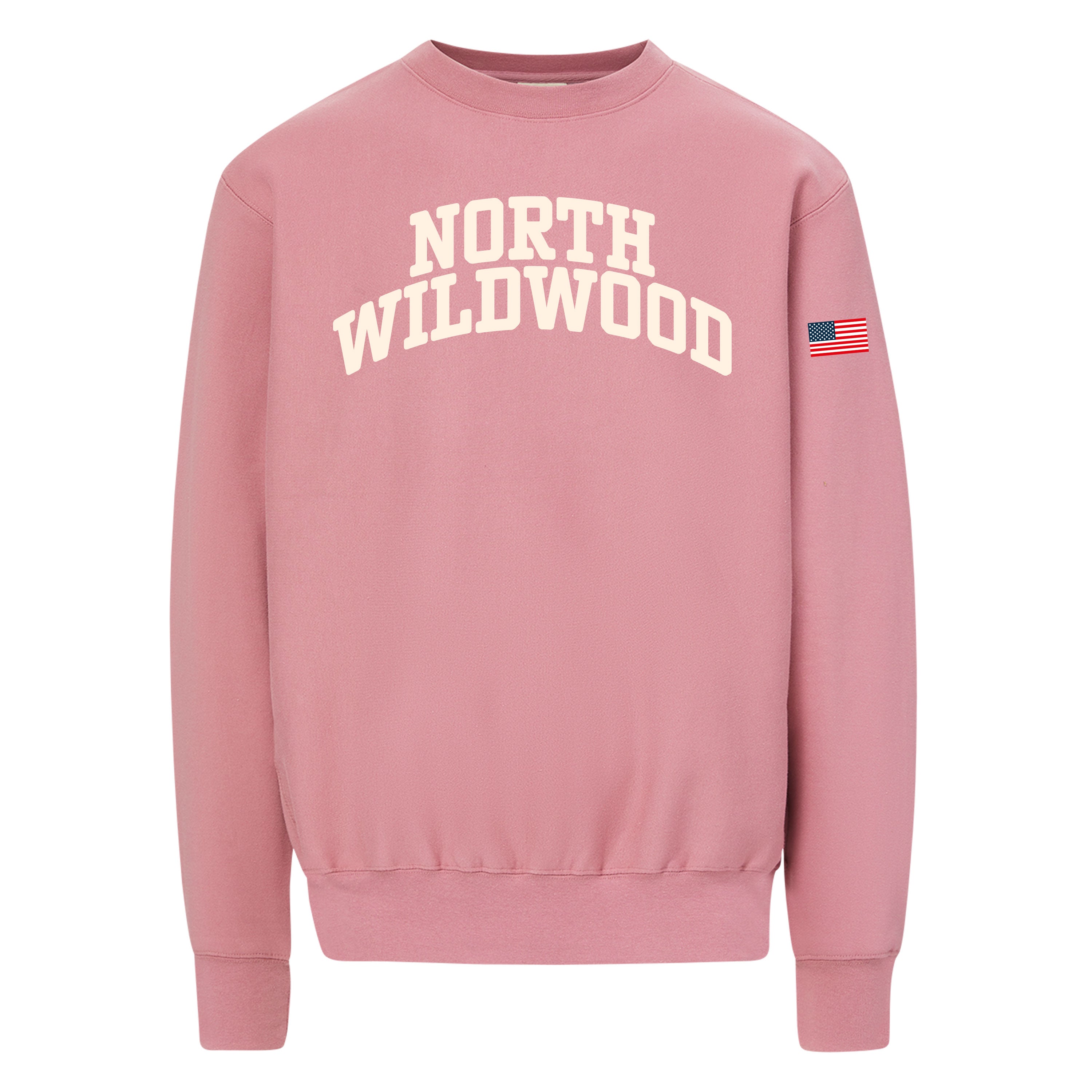 NW Appliqué CREW-ORCHID ICE