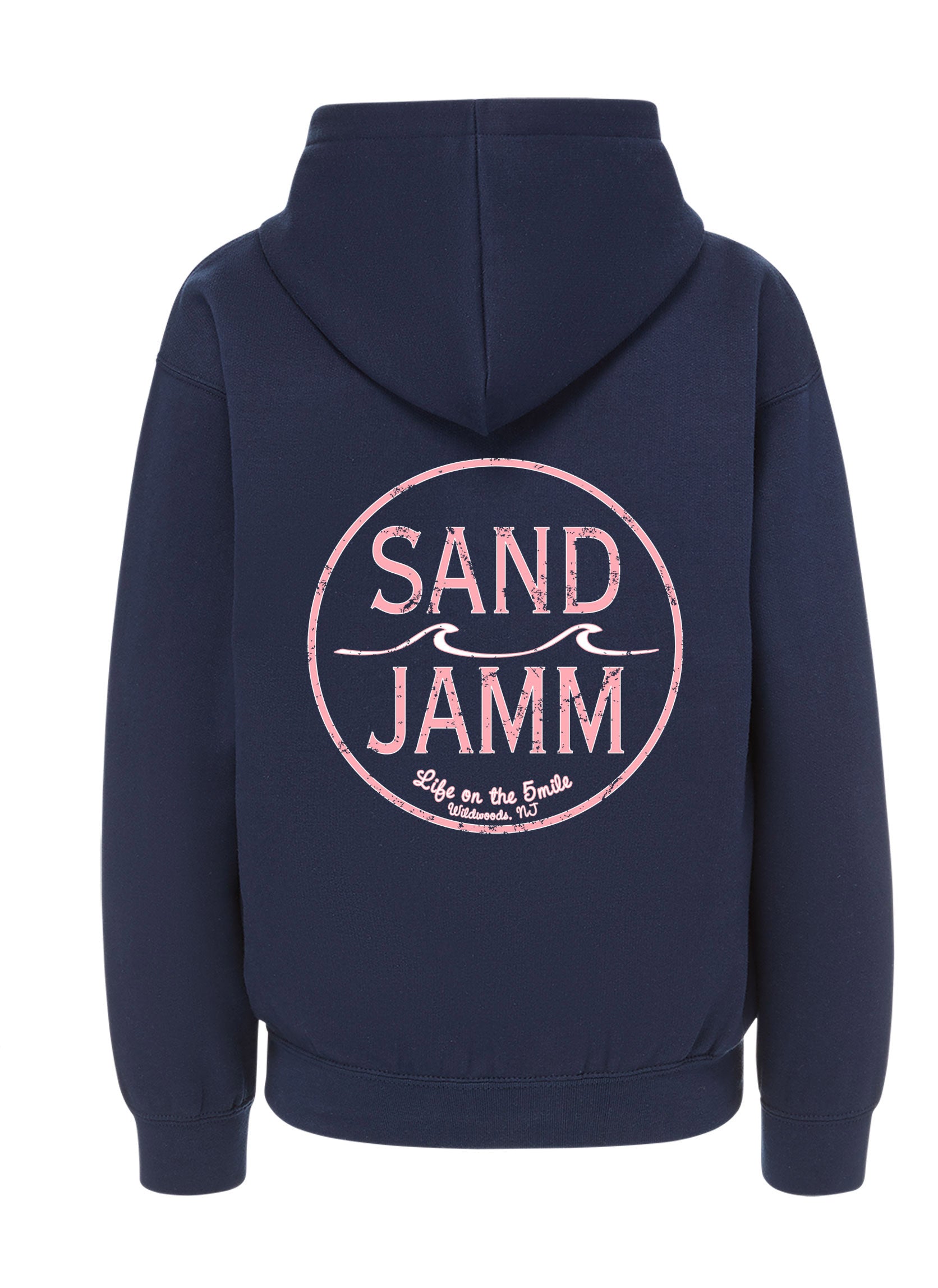 KIDS COASTAL HOOD - NAVY