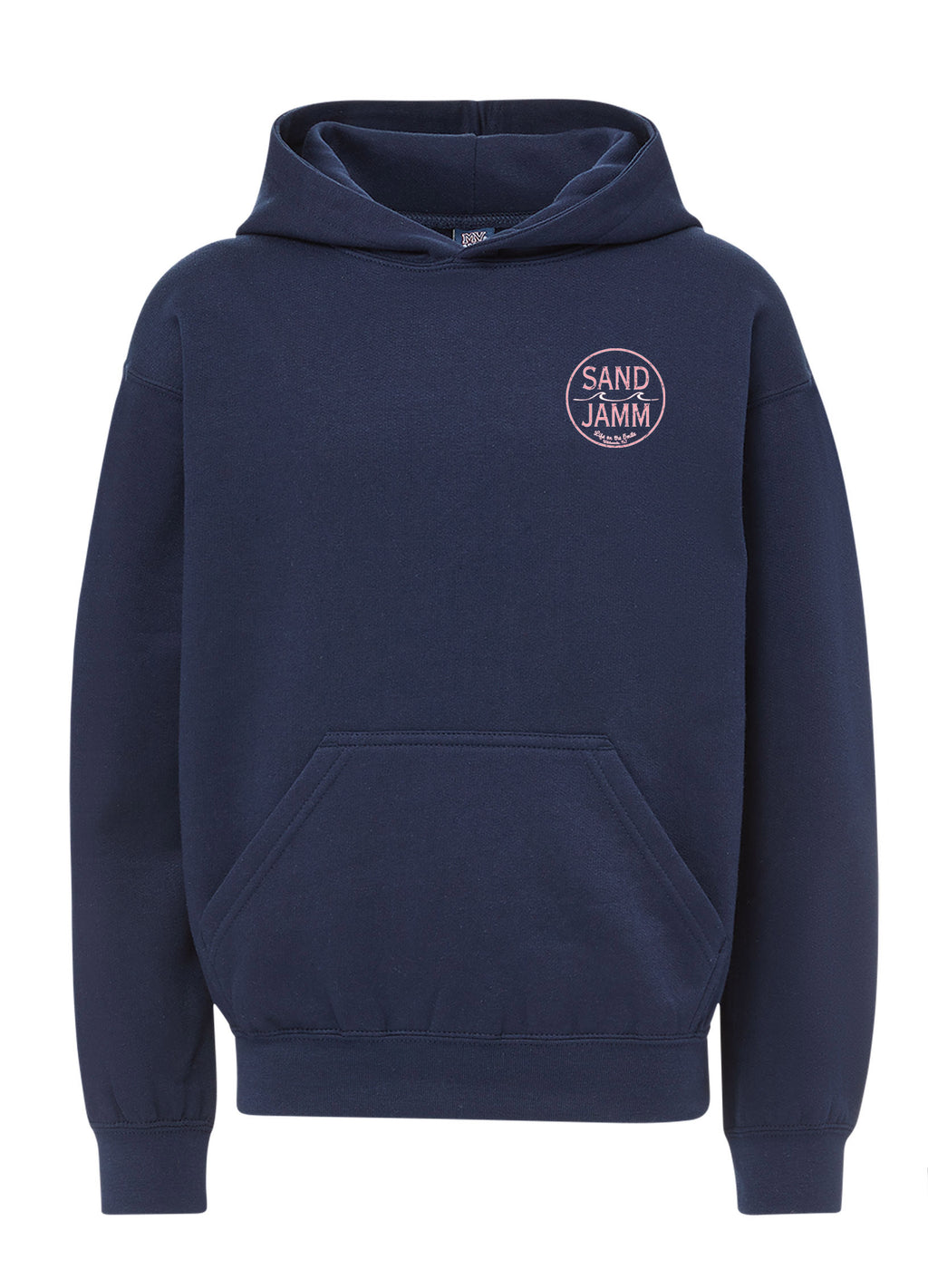 KIDS COASTAL HOOD - NAVY